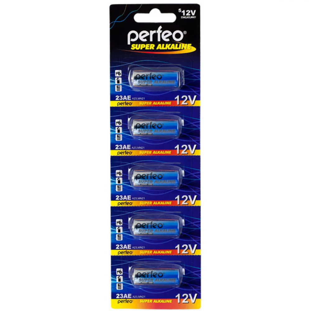 Батарейка Perfeo 23AE (23A, MN21,A23) Super Alkaline